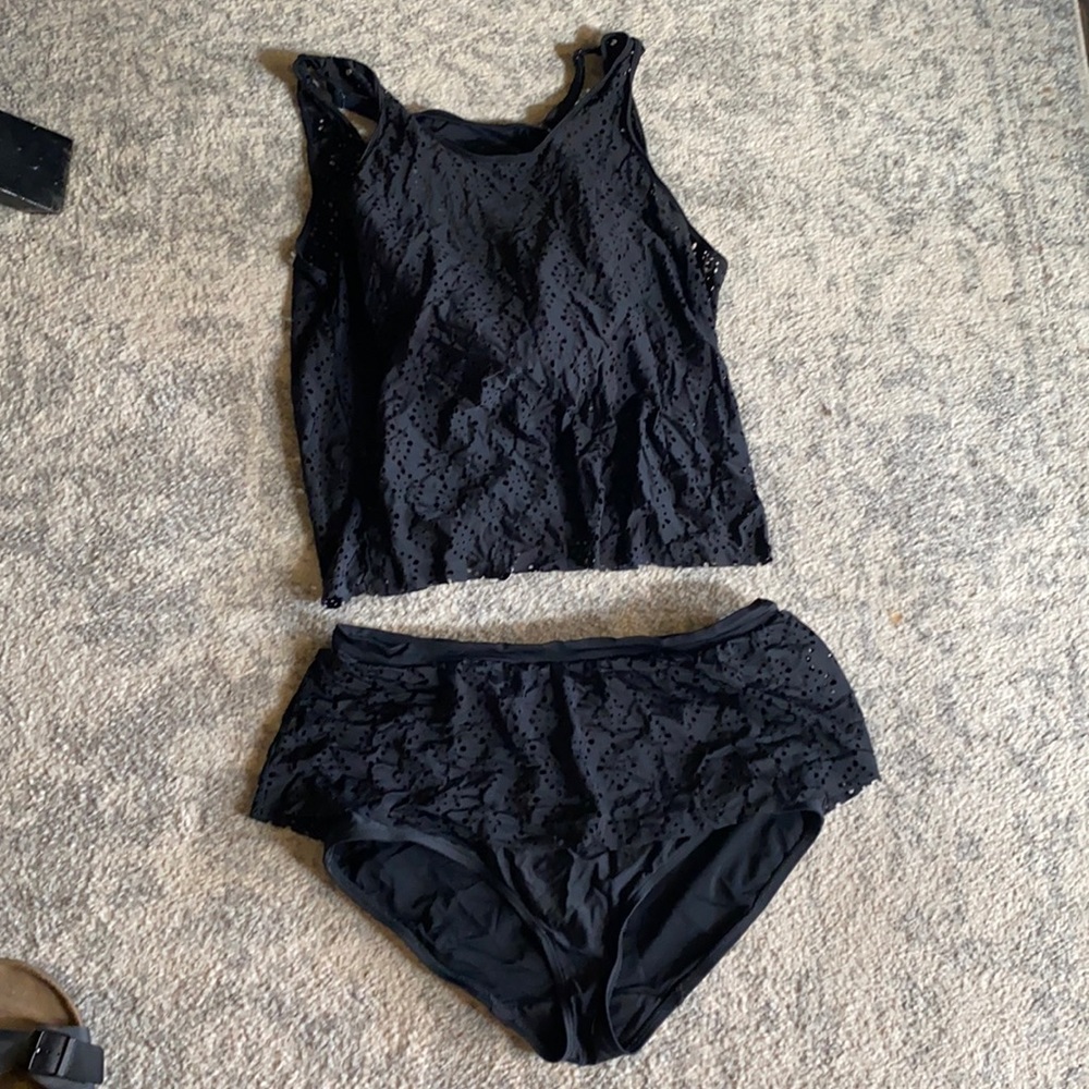 Two piece swim suit